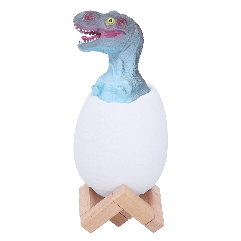 Touch Pat Sensor Night Light Dinosaur Egg Shape Bedside Lamp