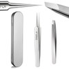 Square Plug Tweezers Tweezers (Tead Angle) Extra Fine Tip Width