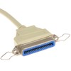 Centronics IEEE-1284 Parallel Printer Cable 36-Pin Female to Female 2
