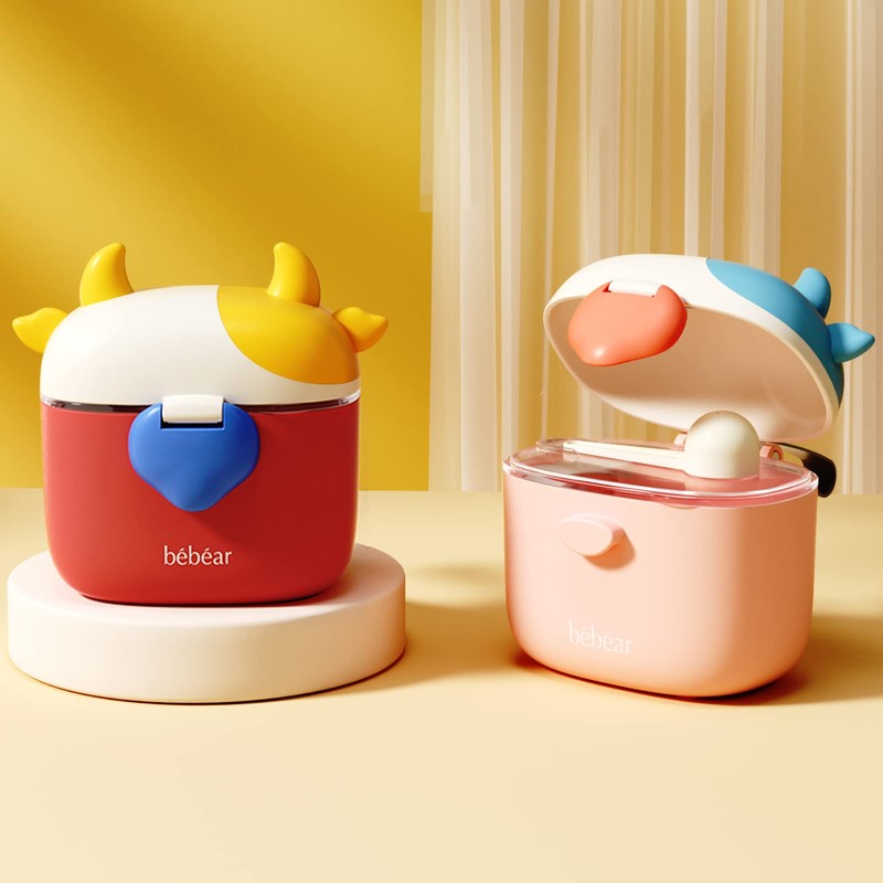 Bebamour Baby Formula Dispenser, BPA Free Portable Milk Powder and