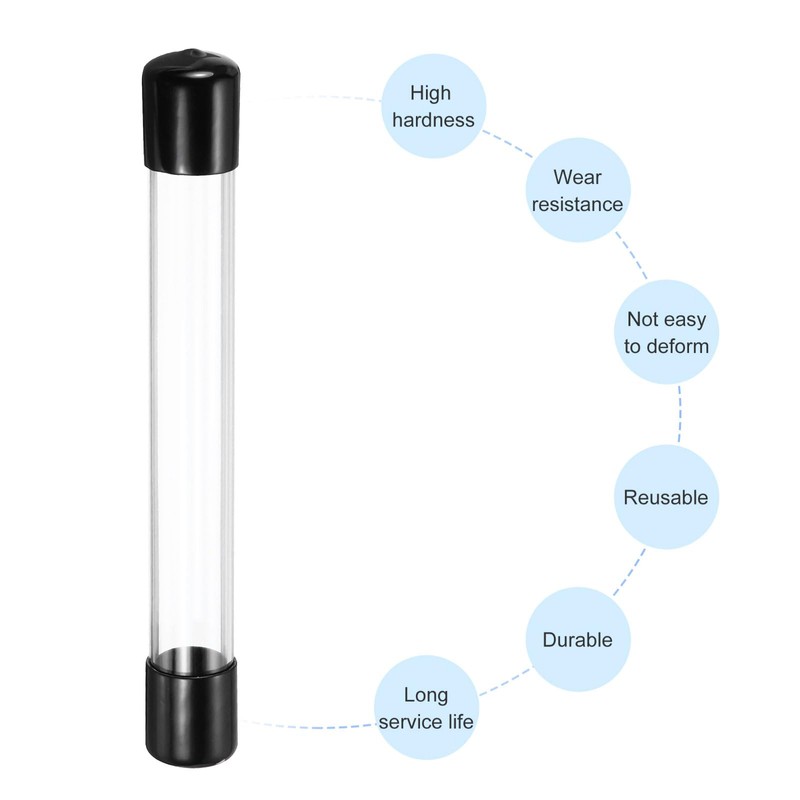 QUARKZMAN Clear Storage Tube 20 x 24 mm Small Plastic