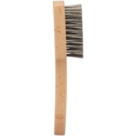 Columbus Men's Shoe Brush, Made in Japan, Ultra Fine Stainless Steel Bristle, Soft Touch, Columbus Suede Brush, Brushed Leather, Suede, Nubuck, Shearling, Colorless