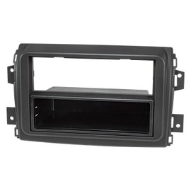 tomzz Audio 2414-101-1 Radio Faceplate Compatible with Fiat Ducato Series 8 from 2021 Black for Vehicles with Radio Preparation