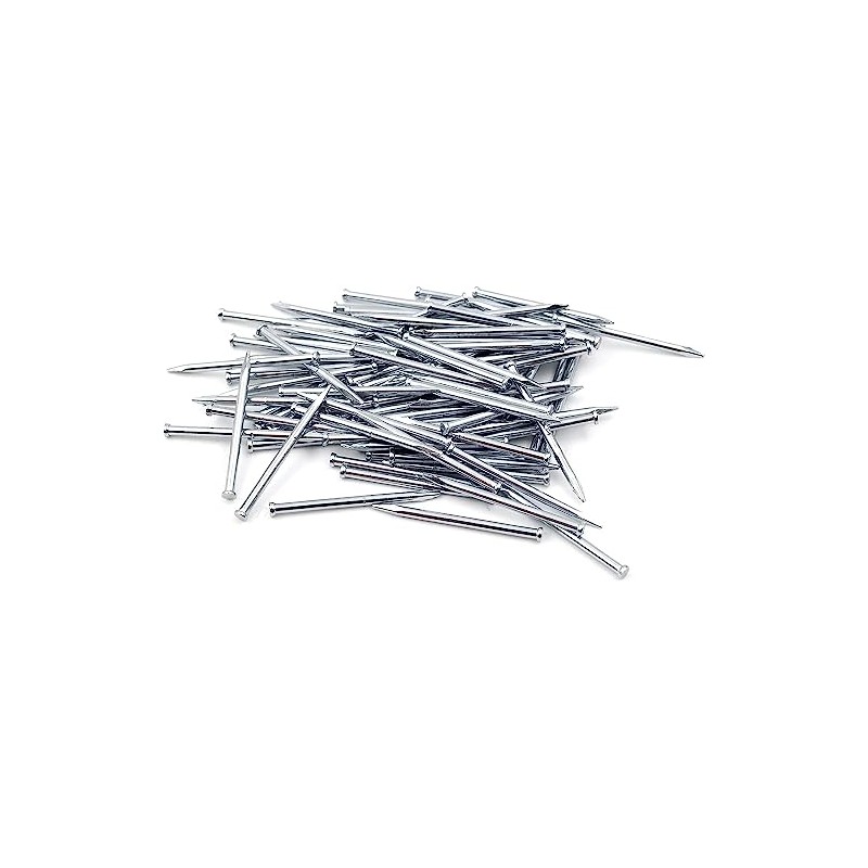 Design61 100 x Steel Nails Skirting Board Pins Nail 1.4
