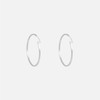 Pernille Corydon E052s Women's Silver Small Orbit Hoop Earrings 40