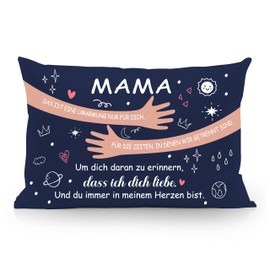 Aosumin Mama das ist eine Umarmung nur für Dich zu erinnern DASS ich Dich Liebe Cushion Cover for Mum from Daughter Son Mum Birthday Mother's Day (Mama-b)
