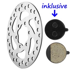 Brake Disc for SoFlow SO4 Pro Gen 2 S04 with Screws Front or Rear with Two Pads for Front or Rear Only for 10 Inch Tyres, Not 8.5 Inch