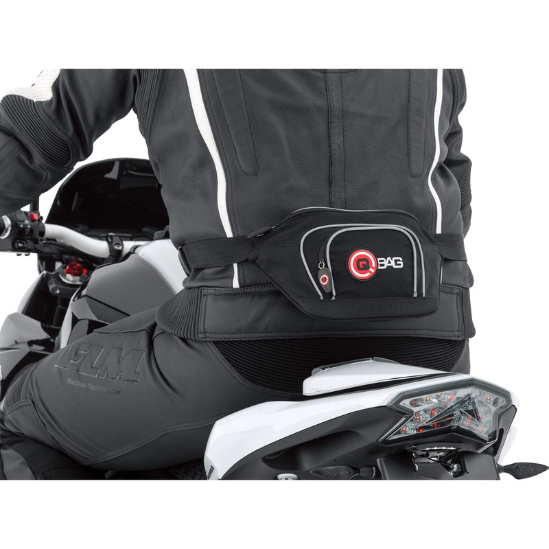 QBag Hip Bag Belt Bag - Black/Grey/White - 1L Storage
