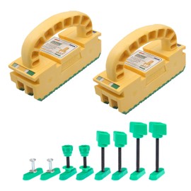 MICROJIG Grr-ripper 2GO 3D Pushblock (Double Pack) and Matchfit Variety Dovetail Hardware for Table Saws, Jointers, Router Table