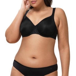Triumph Womens Comfort Minimizer W X Bra, Black, 36DD UK