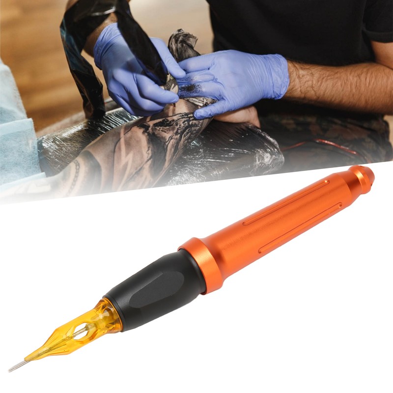 Aluminium Manual Tattoo Pen Liner Portable Lightweight Accessory Manual Tattoo