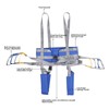 Patient Lift Sling Professional Adjustable Transfer Belt Strap Walking Standing