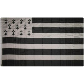 Trade Winds 3x5 Bretagne Brittany Flag of France 3'x5' Banner Grommets Fade Resistant Fade Resistant Premium