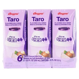 Binggrae Taro Flavored Milk Drink 6.8 oz x 24 Packs~5/10/202