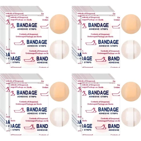 Unbranded Dot Round Elastic Wound Bandages 200/pk Sterile 22mm Band