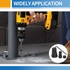 9 PCS Drill Bit Depth Stop Collar Ring Positioner Locator,