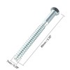 sourcing map Furniture Confirmat Screw 7x85mm Hex Socket Wood Screws