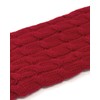 Wrapables Women's Cable Knit Leg Warmers, Burgundy