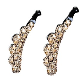 Banana Hair Clips for Women, Elegant Rhinestone Banana Clip Ponytail Holder Hair Clip, Vertical Clip Banana Clip Hair Clips Accessories Ponytail Hair Holder for Women Girls