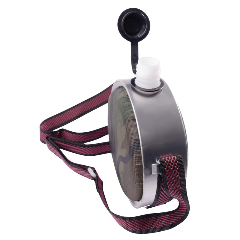 Rothco Woodland Camo Mini Desert Canteen – Outdoor Water Hydration