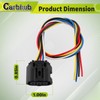 Carbhub Air Flow Sensor Meter MAF Harness Connector Plug Fit