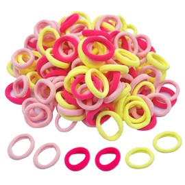 DAJING 200 baby headbands - Girls' soft warm sun colored 3-color headband, high elasticity, seamless and safe design, children's hair accessories, diameter 2.5 centimeters