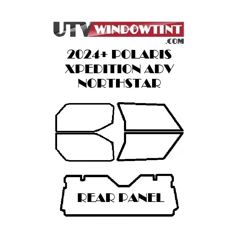 Polaris Xpedition ADV Precut Window Tint Kit - Ceramic 35%