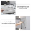 APOMOONS Lockable Box Boxes Storage Box with Lid Fabric Cardboard