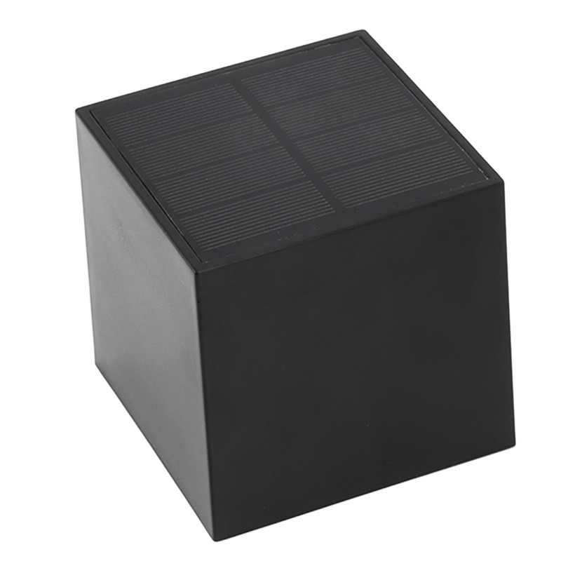 Solar Square Wall Light Wiring Free Intelligent Light Control Fence