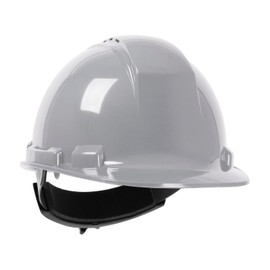 Dynamic Whistler Cap Style Vented Hard Hat, HDPE Shell, ANSI Type 1, Class C, 4-Point Suspension, Wheel Ratchet Adjustment, Gray (280-HP241RV-09)