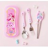 Catch Teenieping Fork, Spoon, and Chopsticks Flatware Set with Case,