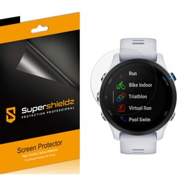 Supershieldz (6 Pack) Designed for Garmin Forerunner 255/255 Music (46mm) Screen Protector, High Definition Clear Shield (PET)