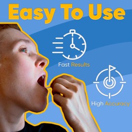 Saliva Alcohol Test Strip High Accurate Home Result in 2 Minutes - 10 Tests