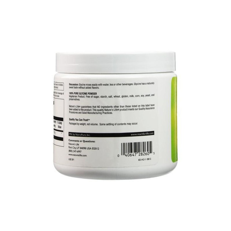 네이처스라이프 글리신 아미노산 파우더 400g (400회분) Natures Life Glycine Amino