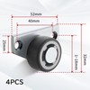 koundeneko Mini Caster Wheels Furniture Casters Directional Movable Silent Trash