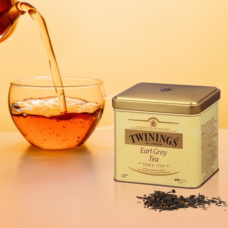 Twinings Earl Grey Loose Tea Tin, 7.05 Ounce Tin (Pack