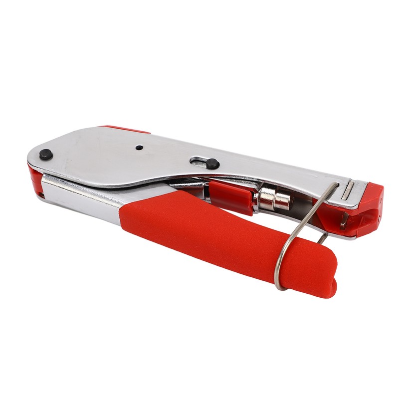 Coax Cable Crimper Kit Coaxial Cable Compression Stripper Tool with
