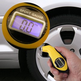 Digital Tire Air Pressure Gauge Meter Tester Bike Car Truck LCD Display 100 PSI