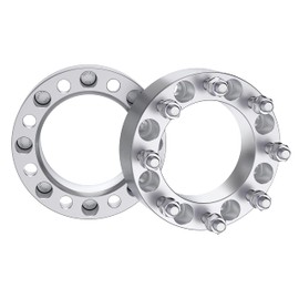 8x6.5 Wheel Spacers 2" (50mm) 8 Lug Hub Bore 126.15mm with M14x1.5 Studs for Chevy Silverado Suburban Express 2500 3500 | GMC C2500 K2500 Sierra Yukon XL 2500 | Hummer H2, 2PCS 8x165.1mm Wheel Adapter