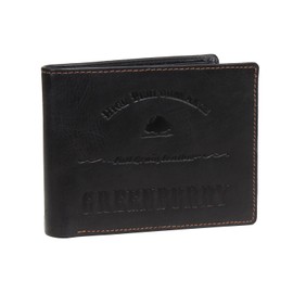 Green Burry Vintage Full Grain Leather Wallet 12 cm