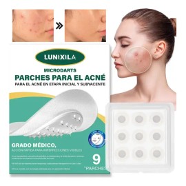 Parches Acné Lunixila Microagujas Día Noche con Ácido Salicílico Niacinamida