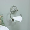 Melody Maison Luxe Silver Toilet Roll Holder 17cm x 16cm