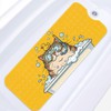 Bathtub Shower Mat 40X16 Inch, Non-Slip, for Toddler, Cat Kawaii