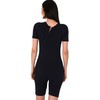 Normann Care 64612 Short-Sleeved Nursing Bodysuit Unisex with Diagonal Zip