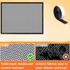 Fireplace Screen PVC Spark Guard Cover Safe Mesh Gate Dustproof