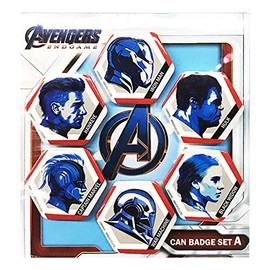 Avengers 4/Can Badge Set of 6 A IBA122