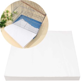 Allazone 100 Sheets Bird Cage Liner Papers, Disposable Bird Cage Paper Liners, Cuttable Pet Animal Cages Cushion, Precut Absorbent Bird Paper for Bird Parrot Small Animal, 7.9'' X 10.6''