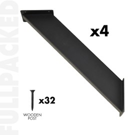 8 Pcs Pergola Brackets, 45-Degree Angle Bracket, Specially for Reinforcing Pergolas and Gazebos Garages, Tree Houses, Patios, Lawns, Cabins, Yards,…