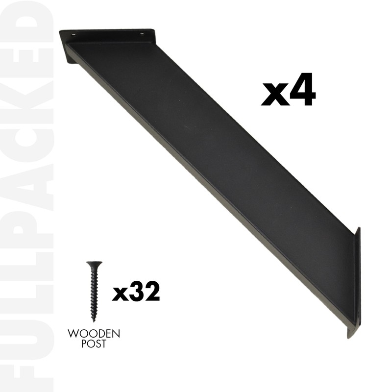 8 Pcs Pergola Brackets, 45-Degree Angle Bracket, Specially for Reinforcing