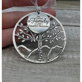 Family Ornament, The Love of A Family is Life's Greatest Blessing, Tree of Life Ornament